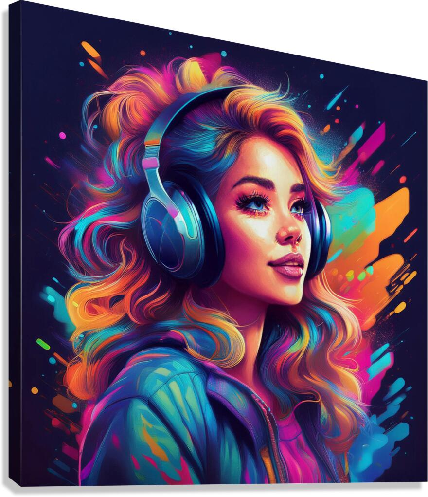 Sound On Canvas Print