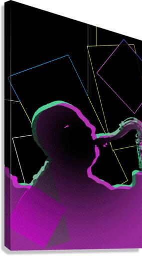 JazzPlayer Saturation Canvas Print