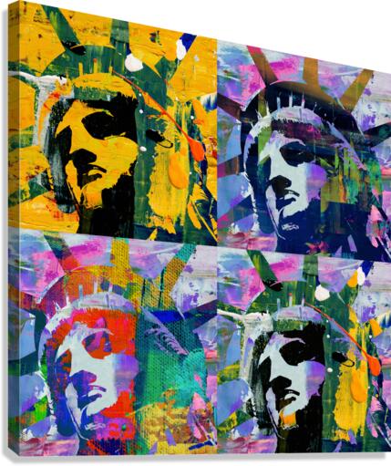 Liberty Quadrant Canvas Print