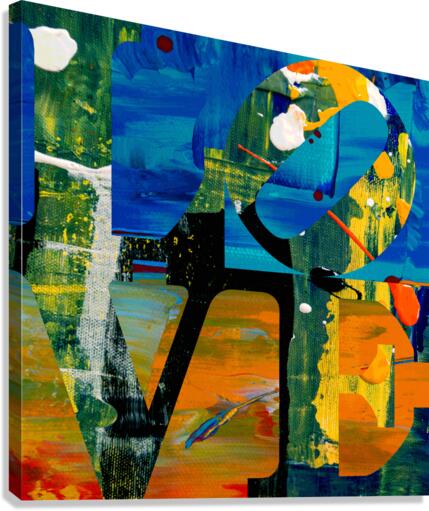 LOVE One Canvas Print