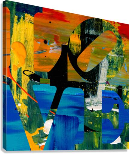 LOVE Three Canvas Print