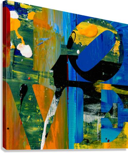 LOVE Five Canvas Print