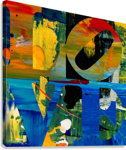 LOVE Four Canvas Print