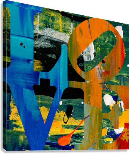 LOVE Six Canvas Print