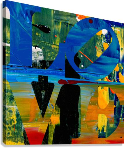 LOVE Two Canvas Print