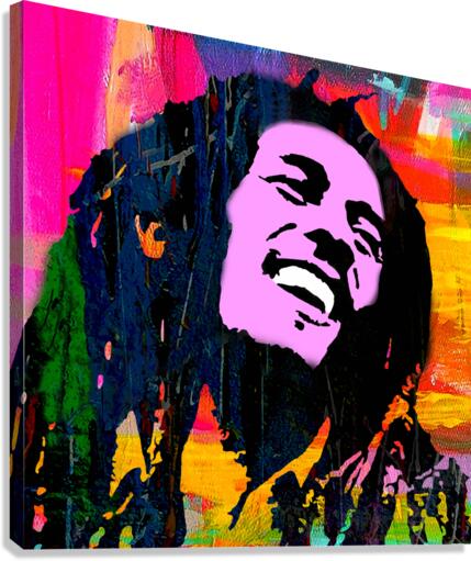 Reggae Bob Canvas Print
