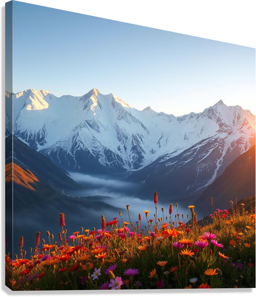 Ice Mountain  Canvas Print