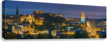 View over Edinburgh Canvas Print