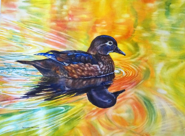 Colourful Masquerade Print