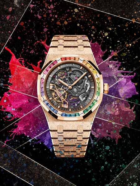 AP Openwork Rainbow Print