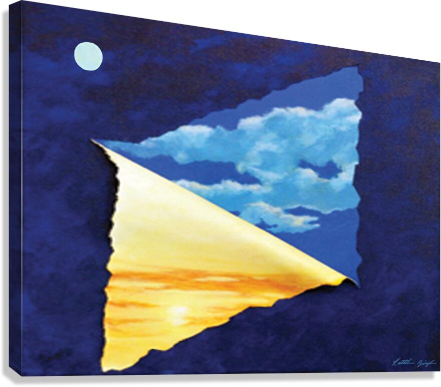 Torn Sky Canvas Print