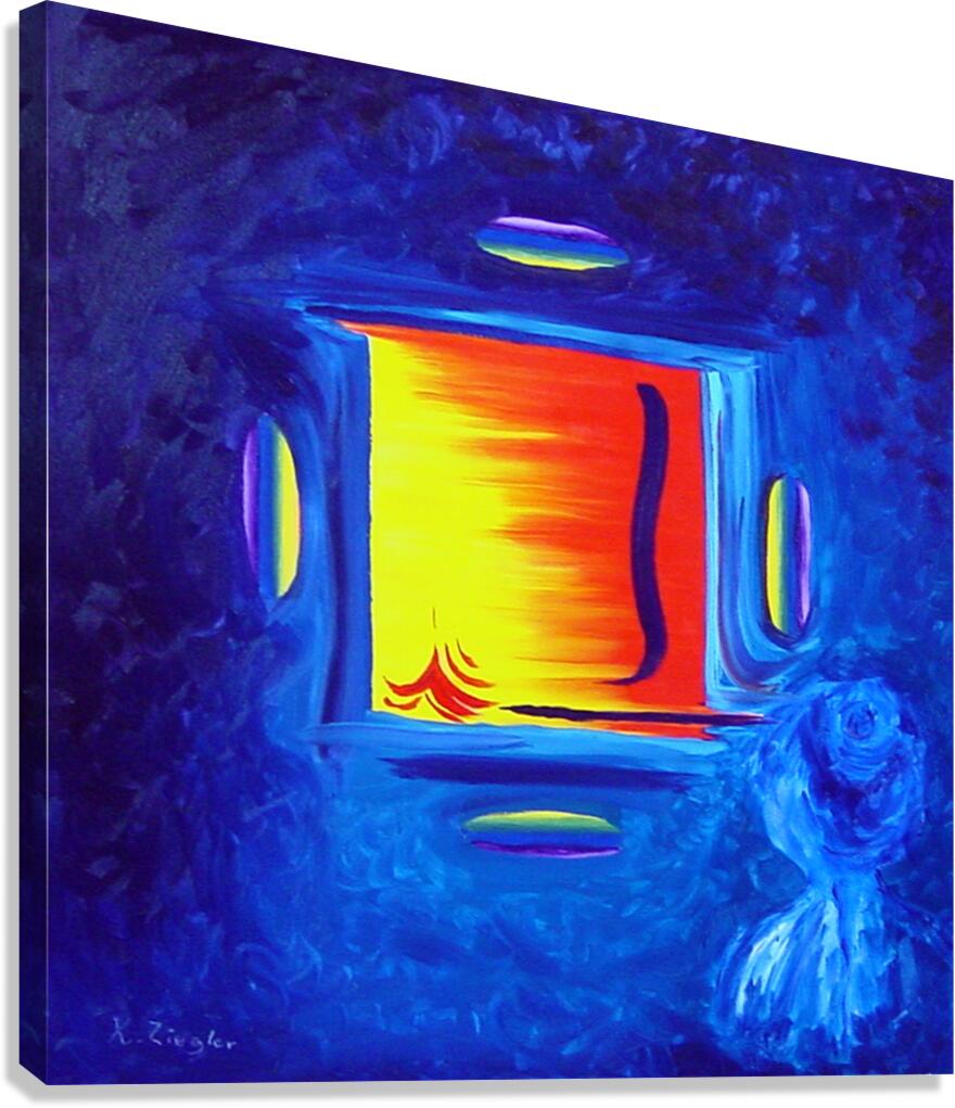 Reflection Blue Canvas Print