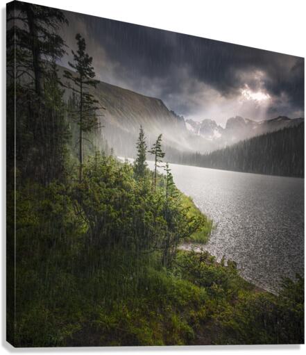 Hard rain Canvas Print