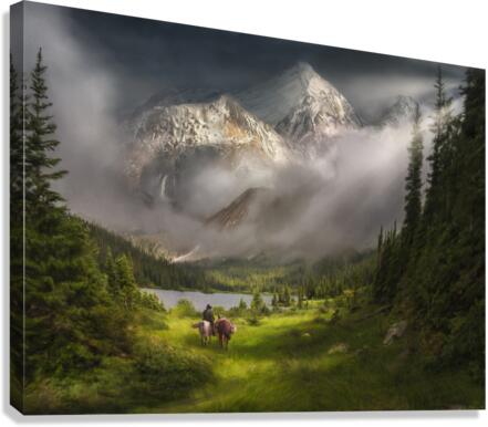 Packing In Canvas Print