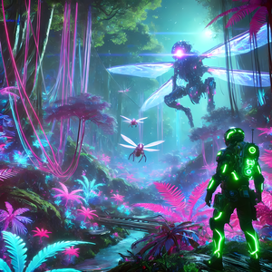 Bioluminescent Jungle Expedition
