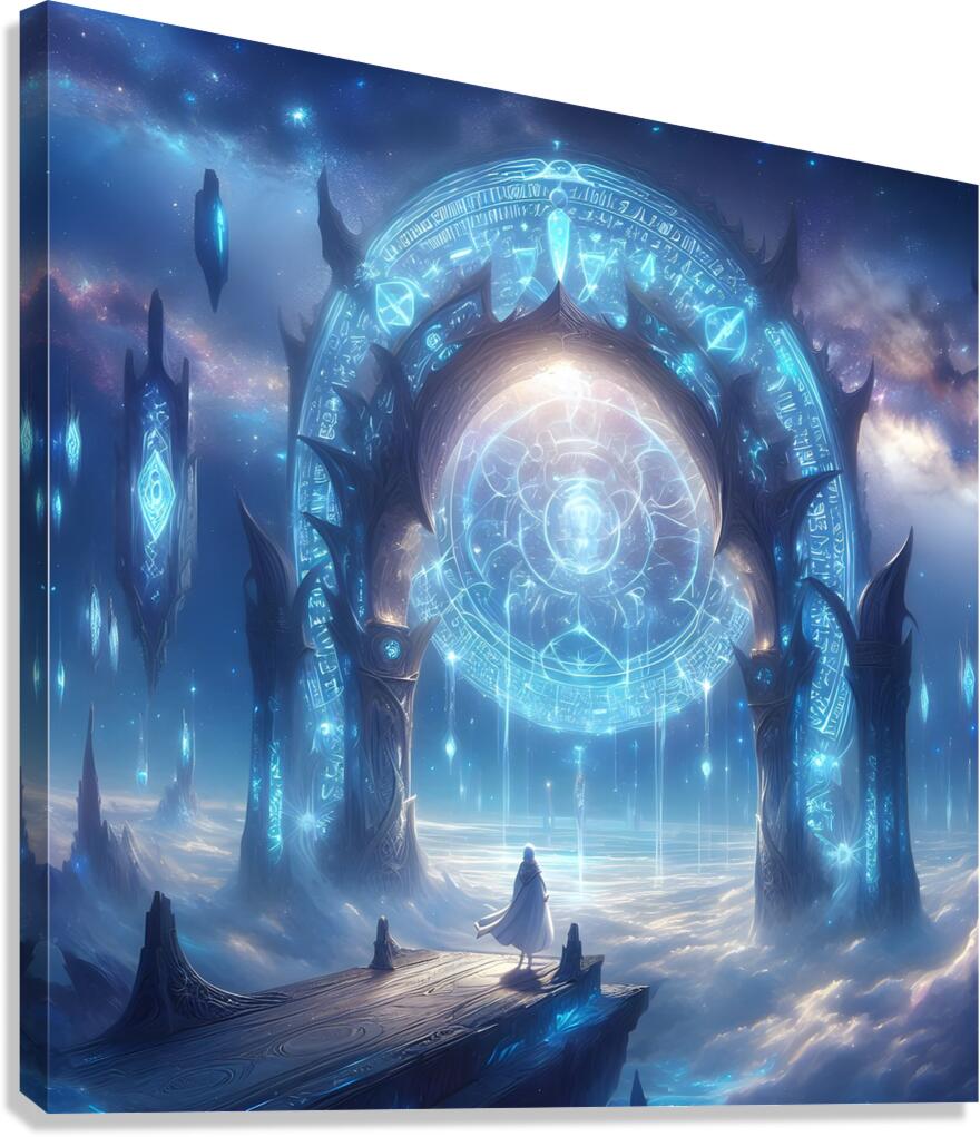  The Luminous Arc: Key to the Stars Canvas Print
