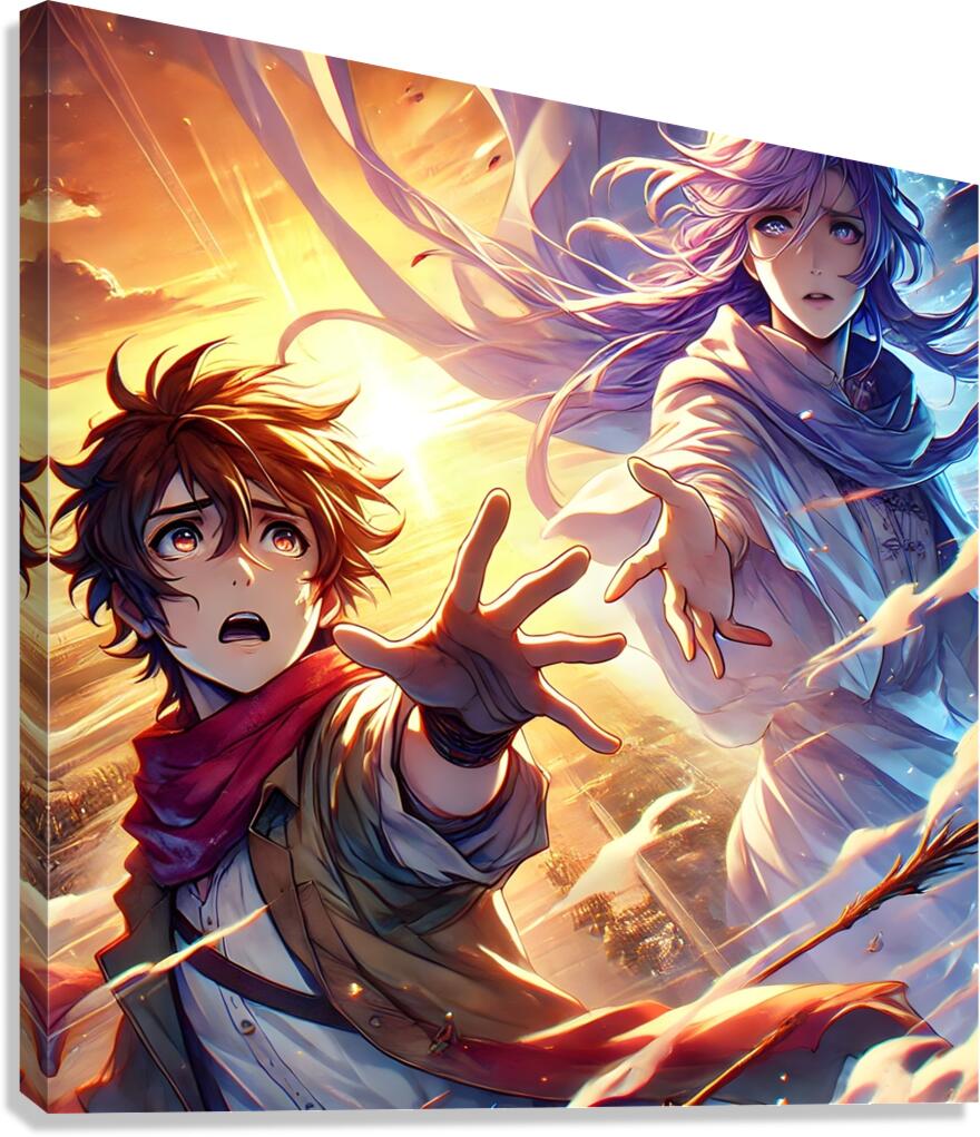 A Fateful Goodbye: The Moment Between Us Canvas Print