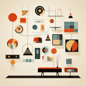 Mid Century Modern Interior 2