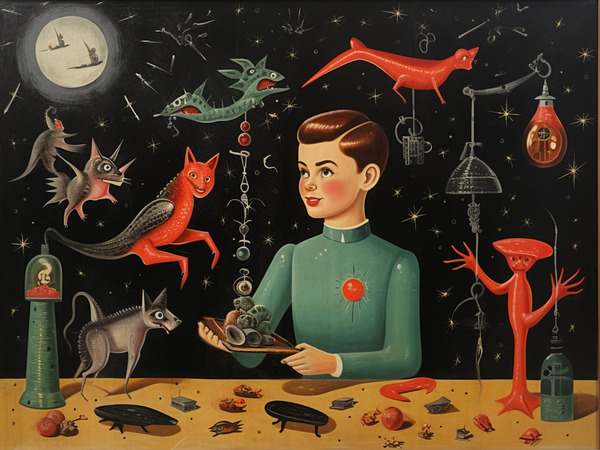 1950s wall art 2 by CognitiveShift