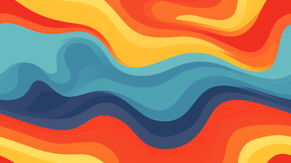 Retro Vibrant Print