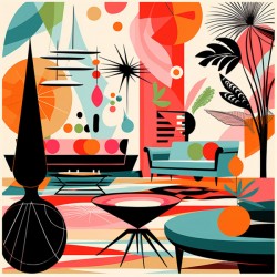 Mid Century Modern Interior 4