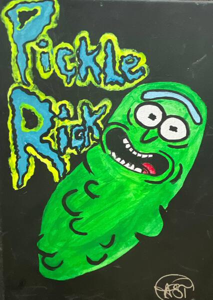Pickle Rick Print