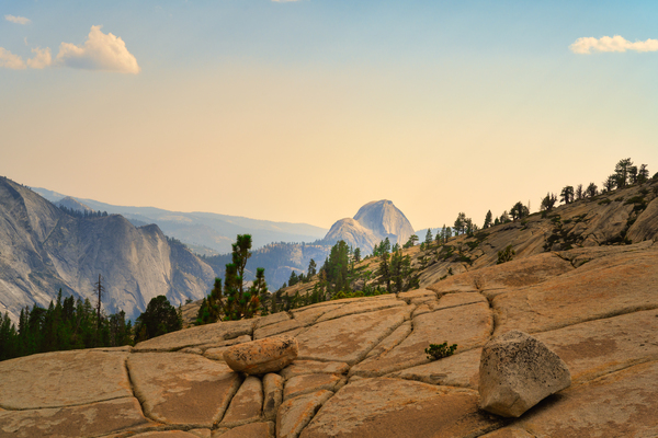 Yosemite Stone Circles Print