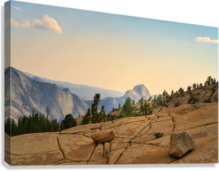 Yosemite Stone Circles Canvas Print