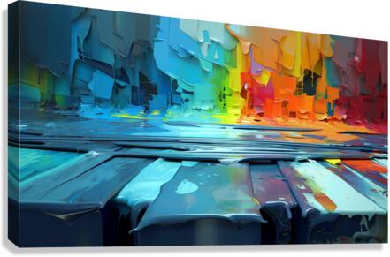 Liquid Chakras Canvas Print