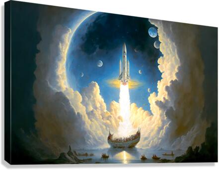 The Evacuation Canvas Print