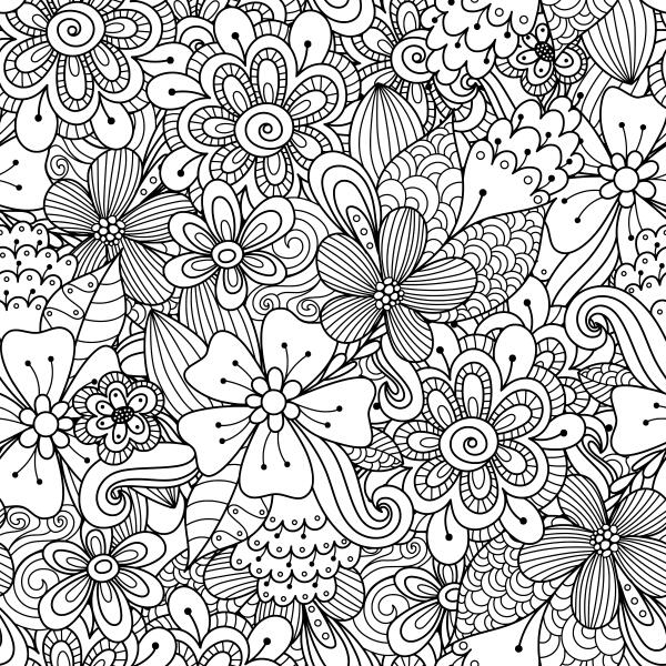 Fantasy Flowers Print