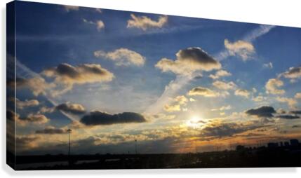 HoustonSky Canvas Print