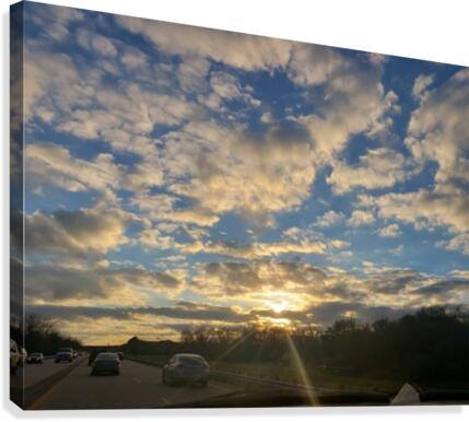 Texassunset Canvas Print