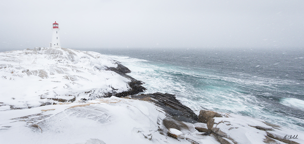 Peggy s Cove Lighthouse Deep Freeze by Hugh Chisholm Photography