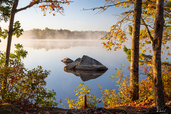 Misty autumn morning by Hugh Chisholm Photography