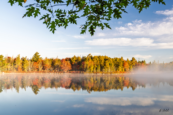 Autumn morning at the lake by Hugh Chisholm Photography
