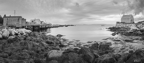 Middle Point Cove BW by Hugh Chisholm Photography