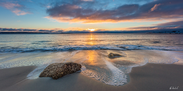 Beach Sunrise by Hugh Chisholm Photography