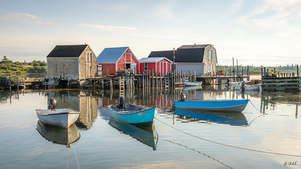 Blue Rocks Cove by Hugh Chisholm Photography