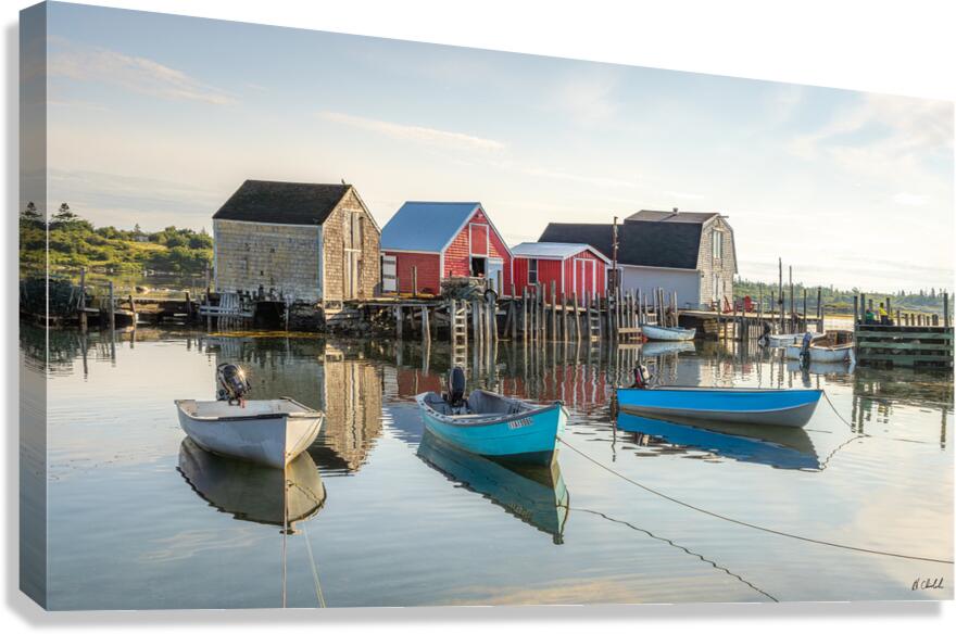 Blue Rocks Cove Canvas Print