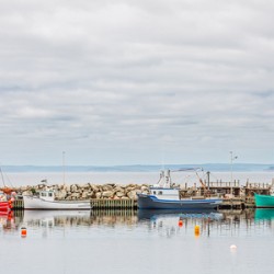 Colourful Lobster Fishing Boats 