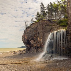 Seaside Waterfall