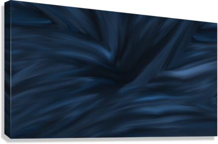 Crazy Blues Canvas Print