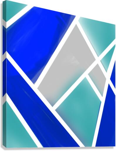 Quilted Geometric  Canvas Print