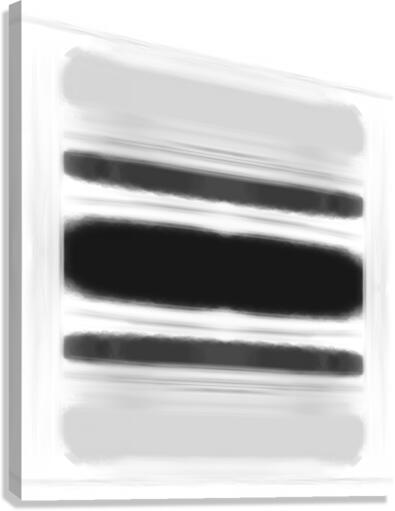 Horizontal Grays Canvas Print
