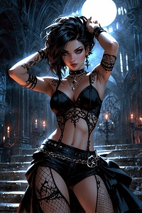 Dark Gothic Rock style