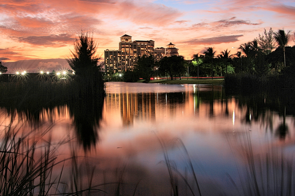 Baha Mar Painted Sunset by MLKerr