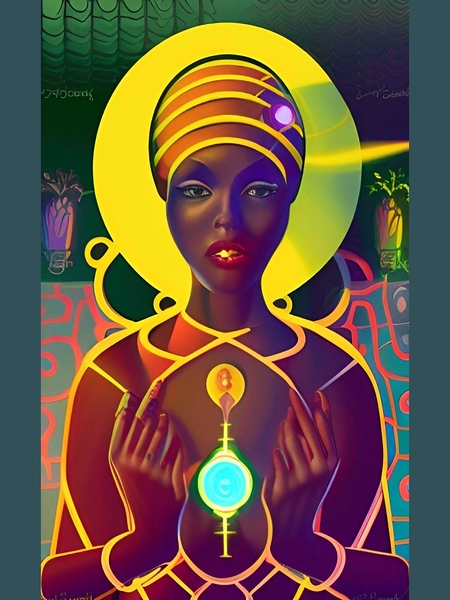 THE BLACK WOMB MAN EARTH AURUA 6 by LoveLight Rivers