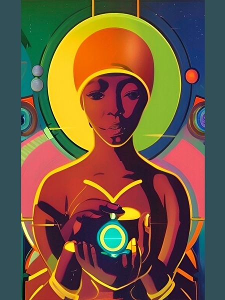 THE BLACK WOMB MAN EARTH AURUA 10 by LoveLight Rivers