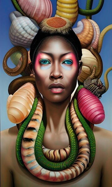 Medusa Fear of the Black Woman by LoveLight Rivers